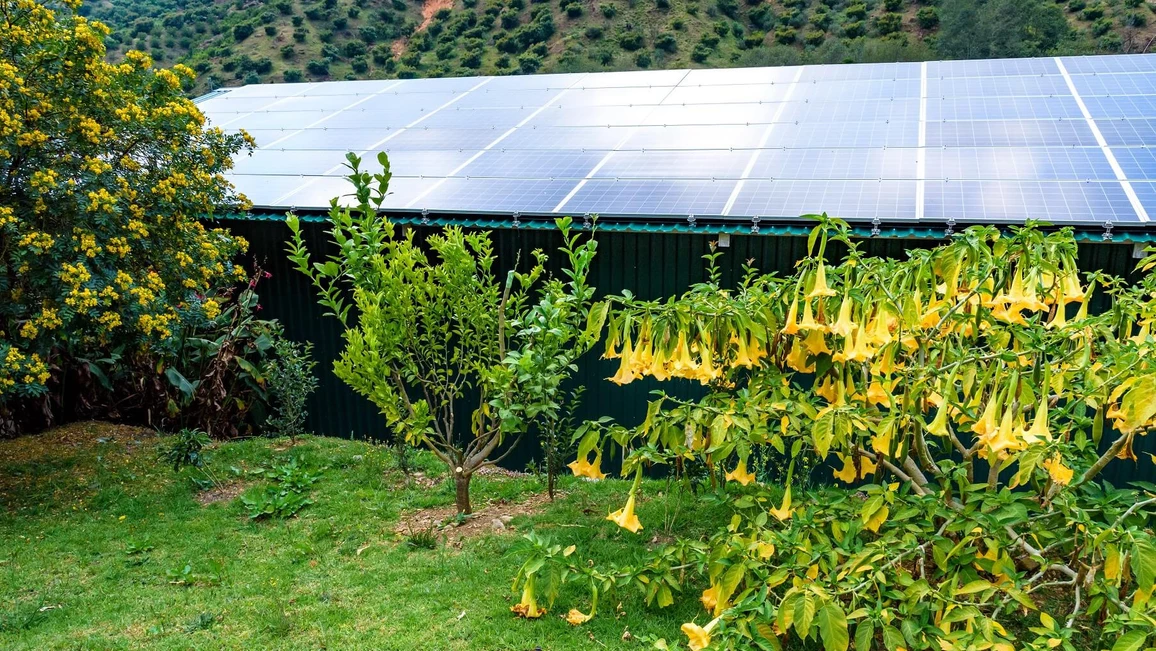 Photovoltaik auf Gartenhaus